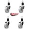 Service Caster 3'' Nylon Wheel Swivel 1-7/8'' Expanding Stem Caster Set, 4PK SCC-EX20S314-NYS-178-4 - alternate 4